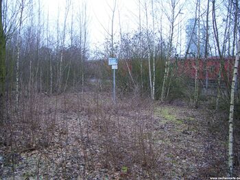Position von Nordstern Schacht 4 in 2009