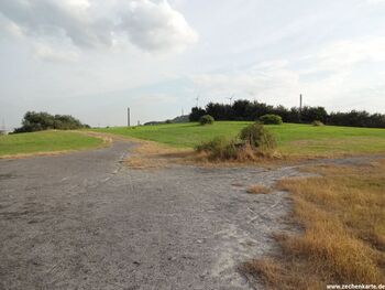 Blick auf die Spitze der Halde Scholver Feld in 2013