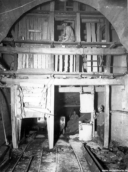 Datei:Rheinpreussen 5 004 Auffahrung 360m Sohle 1922-1923.jpg