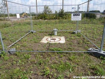 Schachtdeckel von Shamrock Schacht 3 in 2014