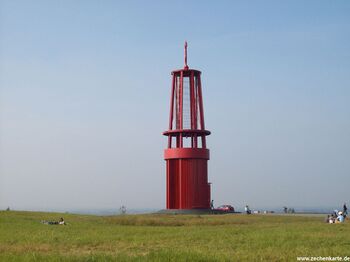 Grubenlampe auf der Halde Rheinpreußen in 2008