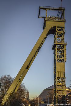 Fördergerüst von Osterfeld Schacht 3 in 2016